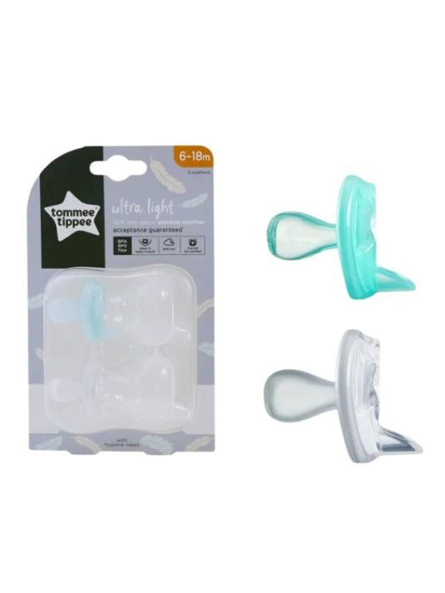 Tommee Tippee Ultra Light Silicone Soother 0-6M - 433789 main image 0